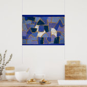 Poster Nuit bleue, 1937 par Paul Klee (Cuisine)