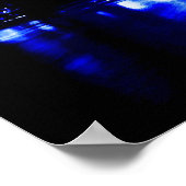 Poster Nuit bleue à New York (Coin)