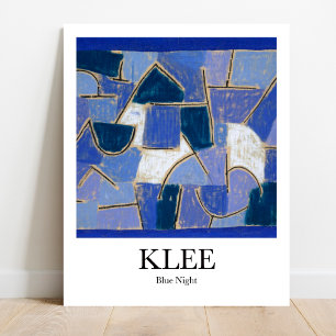 Poster Nuit bleue par Paul Klee