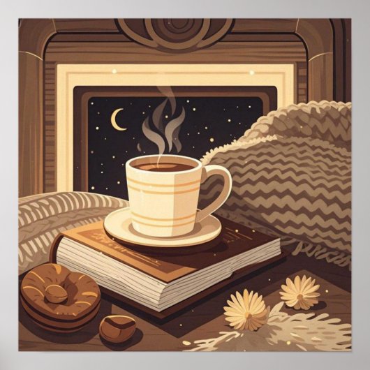 Poster Nuit Bohème Cosy - Célébrez les nuits cosy (Devant)