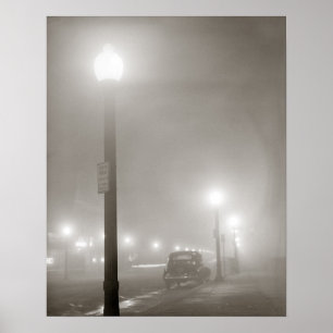 Poster Nuit brumeuse, 1941. Photo ancienne