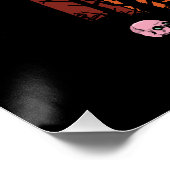 Poster Nuit Colorée d'Halloween (Coin)