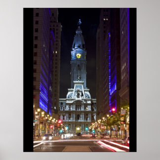 Poster Nuit Couleur Grand St