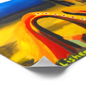 Poster Nuit dans le désert (Coin)