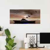 Poster Nuit dans le Pacifique (Bureau à domicile)