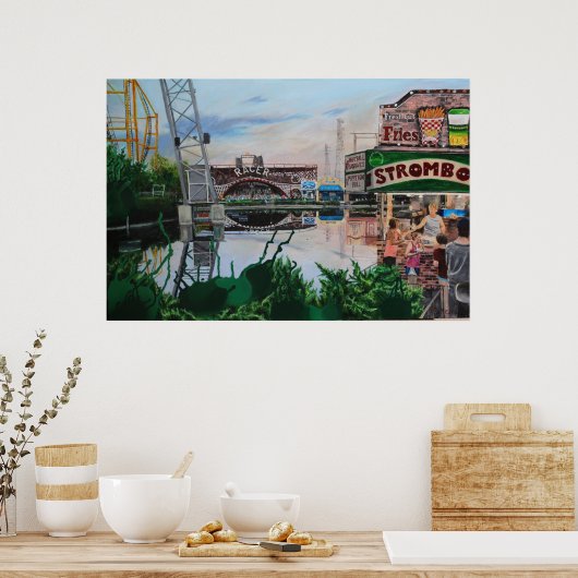 Poster Nuit d'août chaud (Cuisine)