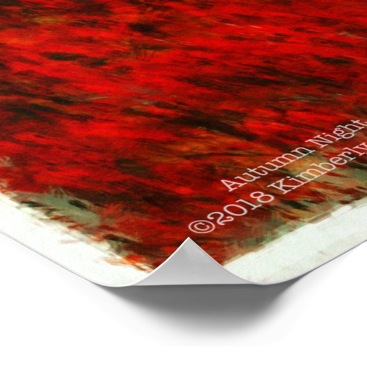 Poster Nuit d'automne (Coin)