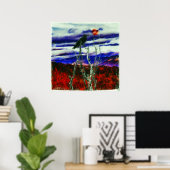 Poster Nuit d'automne (Bureau à domicile)