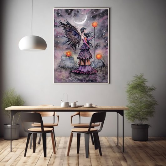 Poster Nuit d'automne Fairy Art de Molly Harrison