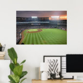 Poster Nuit de baseball (Bureau à domicile)