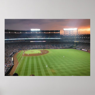 Poster Nuit de baseball