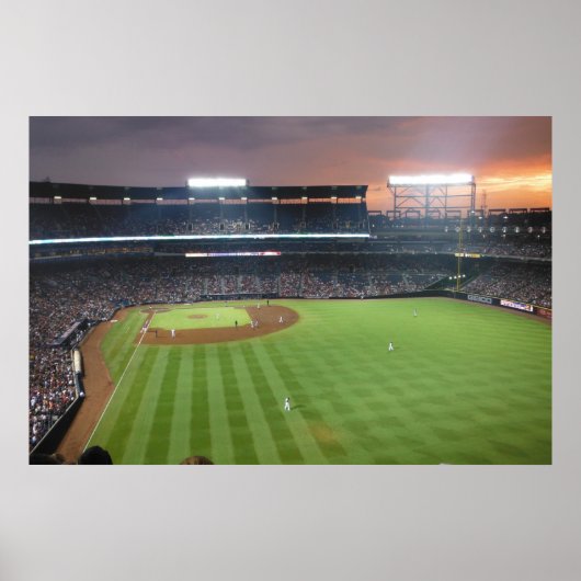 Poster Nuit de baseball (Devant)