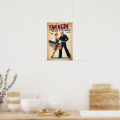 Poster Nuit de danse swing Navy Delight (Cuisine)