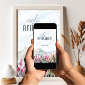 Poster Nuit de la répétition Couleur d'eau de la prairie 