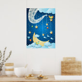 Poster Nuit de musique et grande lune (Cuisine)