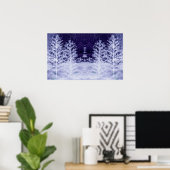 Poster Nuit de neige (Bureau à domicile)