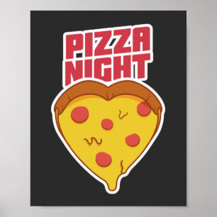 Poster Nuit de pizza