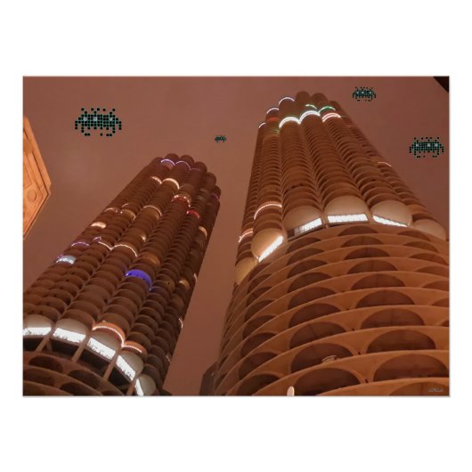 Poster Nuit des envahisseurs de Marina City (Devant)