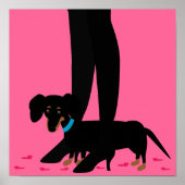 Poster Nuit des filles - Dachshund (Devant)
