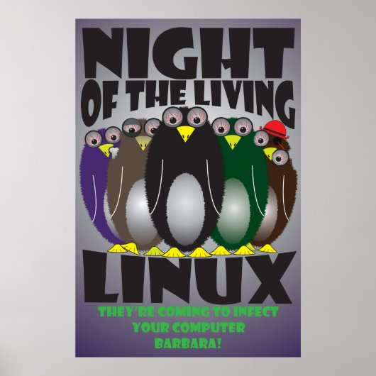Poster Nuit des Pingouins vivants (Devant)