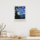 Poster Nuit d'étoile Vincent Van Gogh (Cuisine)