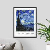 Poster Nuit d'étoile Vincent Van Gogh