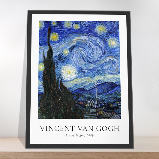 Poster Nuit d'étoile Vincent Van Gogh