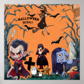 Poster Nuit d'Halloween (Devant)