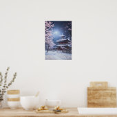 Poster Nuit d'hiver paisible au Temple (Cuisine)