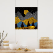 Poster Nuit dorée (Cuisine)