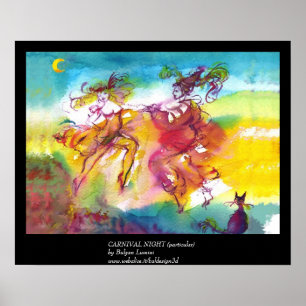 Poster NUIT DU CARNAVAL / Mascarade vénitienne,, Musique