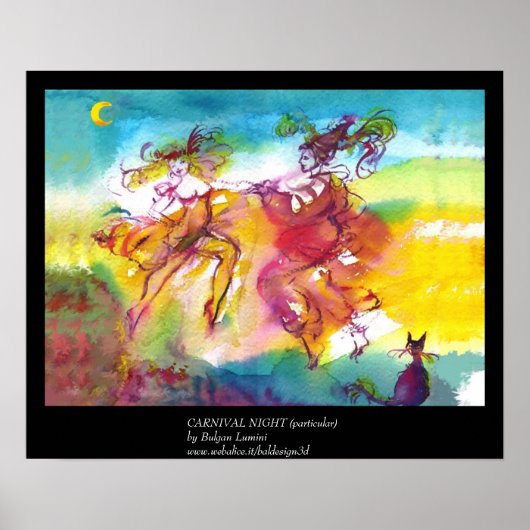 Poster NUIT DU CARNAVAL / Mascarade vénitienne,, Musique (Devant)