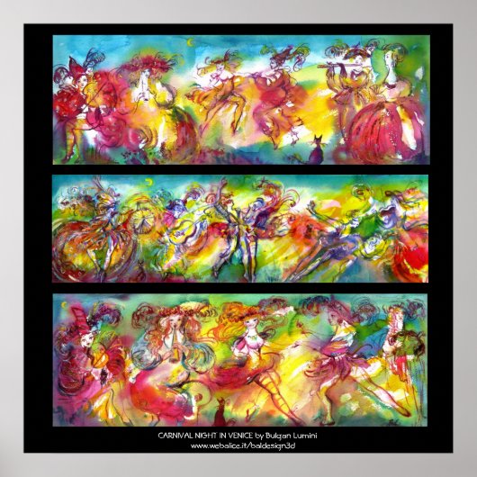 Poster NUIT DU CARNAVAL / Mascarade vénitienne, Musique d (Devant)