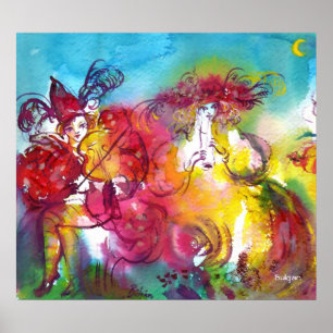 Poster NUIT DU CARNAVAL / Mascarade vénitienne, Musique d