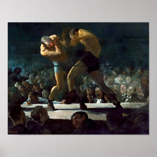 Poster Nuit du club | George Bellows | (Devant)
