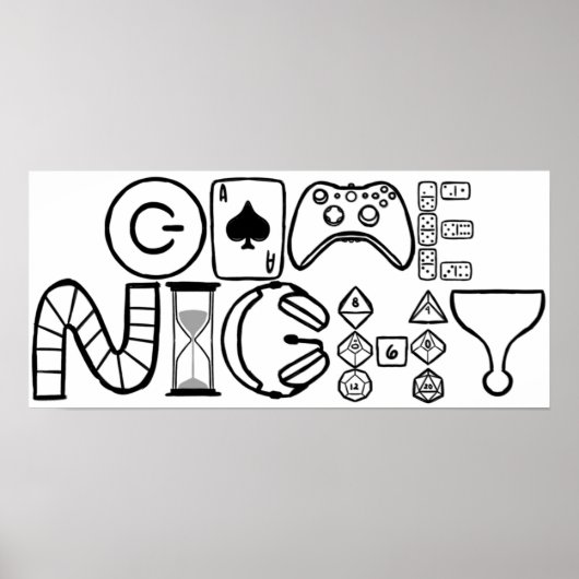 Poster Nuit du jeu (Devant)