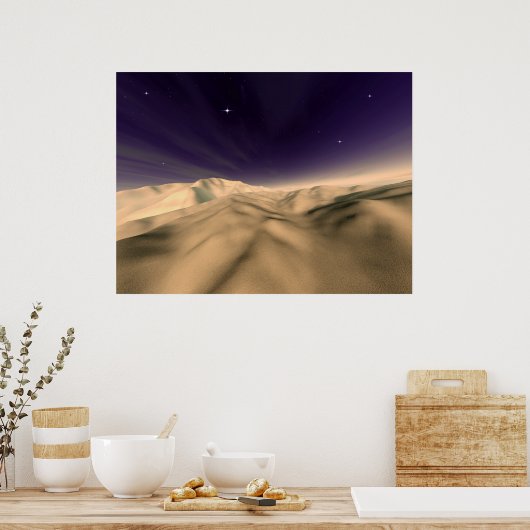 Poster Nuit du Sahara (Cuisine)