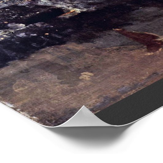 Poster Nuit En Noir Et Or La Falling Rocket Par Jame (Coin)