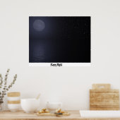 Poster Nuit étoilée (Cuisine)