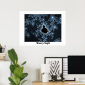 Poster Nuit étoilée (Bureau à domicile)