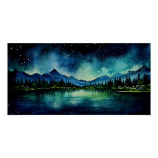 Poster Nuit étoilée