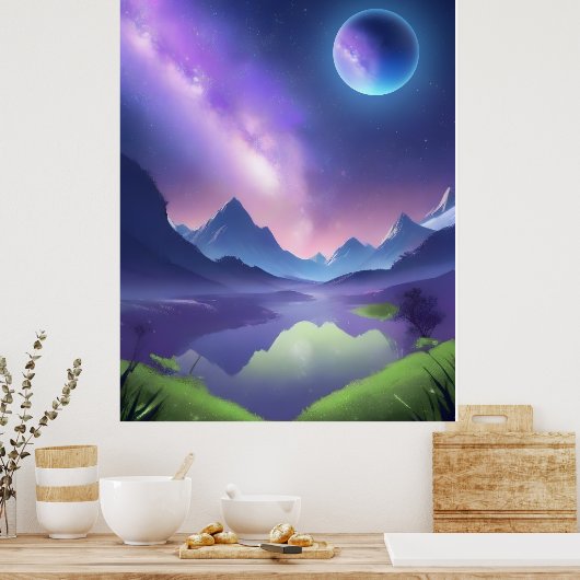 Poster Nuit étoilée (Cuisine)