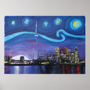 Poster Nuit étoilée à Toronto