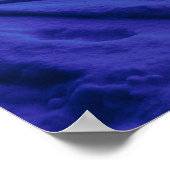 Poster Nuit étoilée avec pleine lune en forêt (Coin)