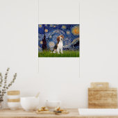 Poster Nuit étoilée - Beagle #1 (Cuisine)