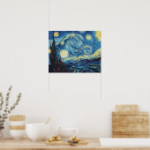Poster Nuit étoilée de Van Gogh Classique Impressionnisme (Cuisine)