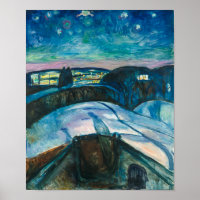 Nuit étoilée | Edvard Munch |