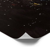 Poster Nuit étoilée inspirée de l'impressionnisme (Coin)