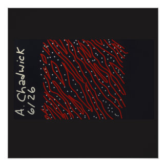 Poster Nuit étoilée, Nuit du Tigre Rouge