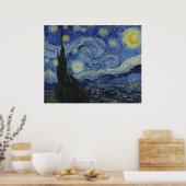 Poster Nuit étoilée par Van Gogh (Cuisine)